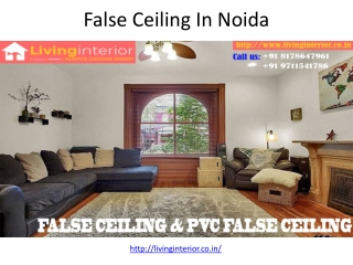 False Ceiling In Noida