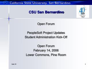 CSU San Bernardino