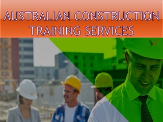 Building Construction Training