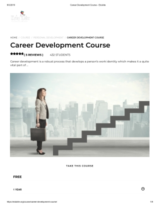 Career Development Course - Edukite