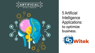 Application of Artificial Intelligence