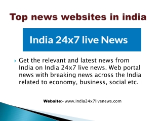 Top news websites in india