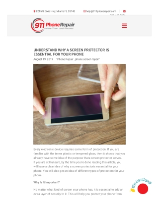 Understand Why a Screen Protector Is Essential for Your Phone