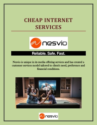 Cheap Internet
