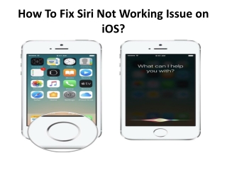 How To Fix Siri Not Working Issue on iOS?