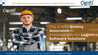 This Is Why Quality Assurance Is Indispensable for Logistics Software Solutions