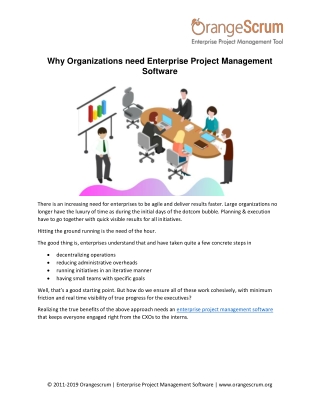 Why Organizations Need Enterprise Project Management Software