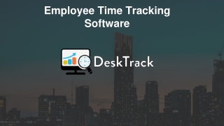 Employee Time Tracking Software