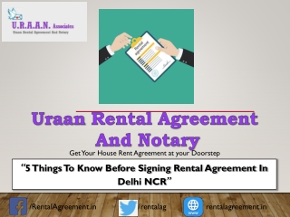 5 Things To Know Before Signing Rental Agreement In Delhi NCR