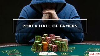 Poker Hall Of Famers