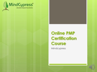 Mindcypress®)Online PMP Certification Course |Project Management Professional Certification