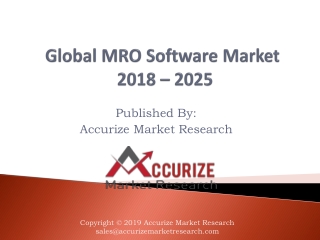 Global MRO Software Market