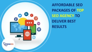 Affordable SEO Packages Of Top SEO Agency To Deliver Best Results