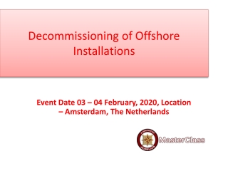 DECOMMISSIONING