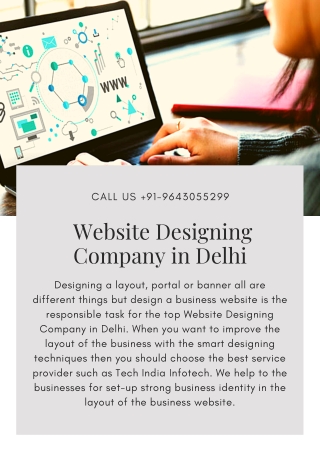 Tech India Infotech - Top Website Designing Company in Delhi, India
