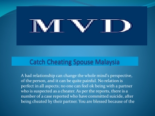 Catch Cheating Spouse Malaysia