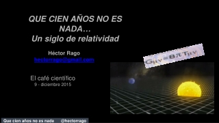 Que cien años no es nada PPT