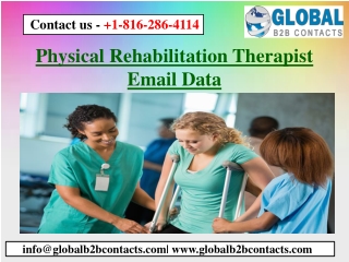 Physical Rehabilitation Therapist Email Data