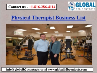 Physical Therapist Business List