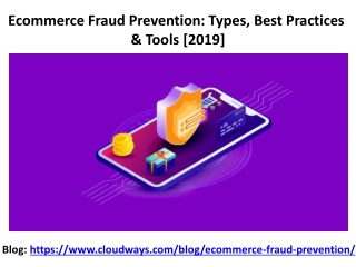 Ecommerce Fraud Prevention: Types, Best Practices & Tools [2019]