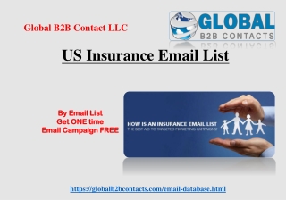 US Insurance Email List