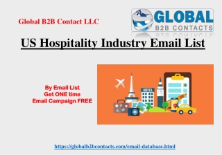 US Hospitality Industry Email List