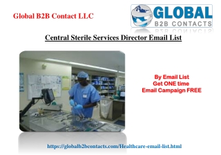 Central Sterile Services Director Email List