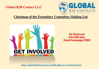 Chairman of the Formulary Committee Mailing List