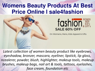 Womens Beauty Products At Best Price Online l sale4fashion