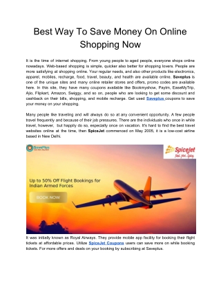 Best Way To Save Money On Online Shopping Now
