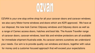 Cheap and Best Caravan Parts & Accessories Supplier