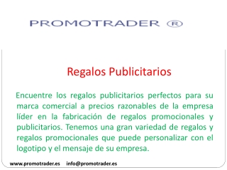 Regalos publicitarios