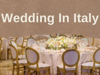 Wedding in Italy