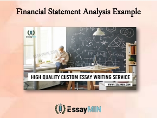 Hire EssayMin and Avail the Best Financial Statement Analysis Example