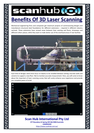 Benefits Of 3D Laser Scanning