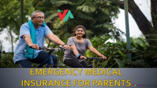 Emergency Medical insurance for parents