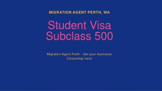 Student Visa 500 | Visa Subclass 500