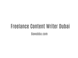 freelance content writer dubai