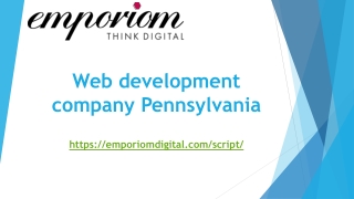 Web development company Pennsylvania-Emporiomdigital