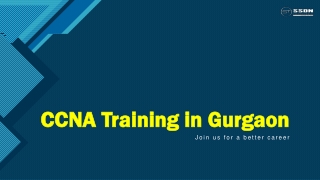 CCNA Training in Gurgaon – Complete Guide of CCNA Course