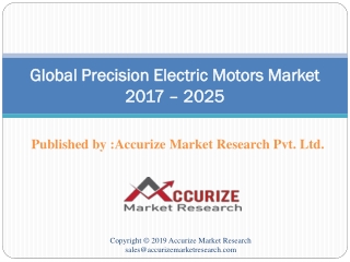 Precision Electric Motors Market