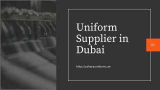 Uniform Supplier in UAE - Sahara Uniforms