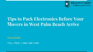 Tips to Pack Electronics Before Your Movers in West Palm Beach Arrive