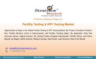 Fertility Testing & HPV Testing Market | Trends & Forecast | 2018-2025