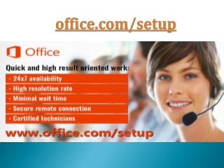 office.com/setup - Steps to install Microsoft Office Setup