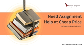 Cheap Assignment Help in Australia | Sample Assignment