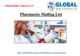 Pharmacies Mailing List