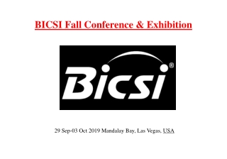 BICSI Fall Conference & Exhibition