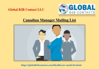 Canadian Manager Mailing List