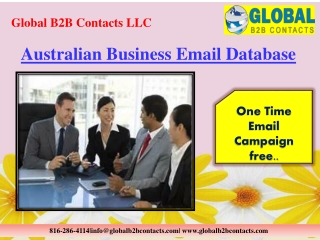 Australian Business Email Database